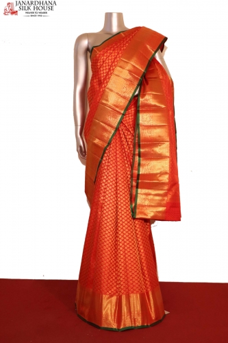 Grand Kanchipuram Wedding Silk Saree